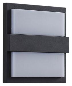 Lămpi de exterior Lucande, Gylfi, Negru, Terasă, Metal, Modern