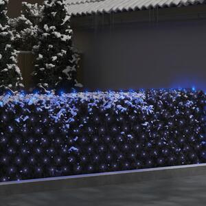 Plasă lumini Crăciun, albastru 3x3 m, 306 LED interior/exterior
