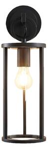 Lampă de Exterior Lucande, Emmeline, reglabil, Negru, Balcon, Metal, Modern