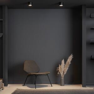 LOOM DESIGN Ray LED spot plafon Ø9.3cm 13W negru, reglabil, Negru, Camera de zi / sufragerie, Metal, Modern