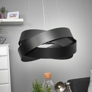 Marchetti Lampă suspendată Pura în negru, 60cm, 8x G9, reglabil, Negru, Camera de zi / sufragerie, Metal, Design