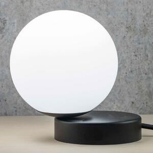 Marchetti Lampă de masă Lumi rotundă neagră, Negru, Camera de zi / sufragerie, Metal, Design