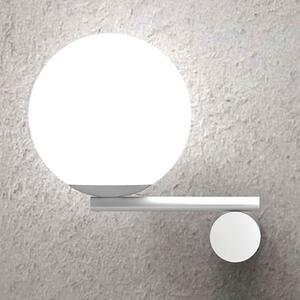 Marchetti Lumina de perete Luna aliniat la stânga alb, reglabil, Alb, Camera de zi / sufragerie, Metal, Modern