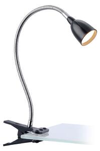 Markslöjd Lampă LED cu clemă Tulip, negru, Negru, Studiu / Birou, Metal, Modern