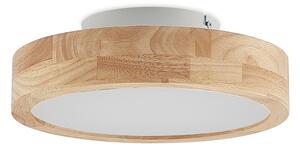 Plafoniere Lindby, Lanira, reglabil, Lemn, Camera de zi, Lemn, Modern