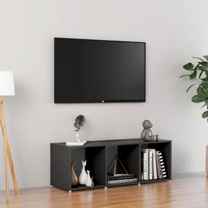 Comodă TV, gri, 107x35x37 cm, PAL
