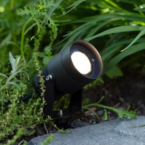 Markslöjd Spot de grădină cu 24 LED-uri, negru, 15 wați, reglabil, Negru, Metal, Modern