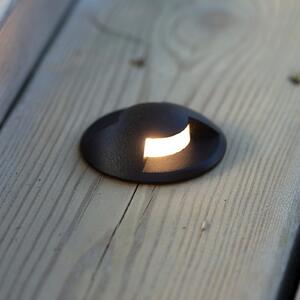 Markslöjd Grădină 24 LED trepte de lumină Scări negru 0.8W, reglabil, Negru, Metal, Modern, Încastrate în sol