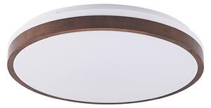 Plafoniere Lindby, Hudsona, reglabil, Lemn, Camera de zi, Lemn, Modern