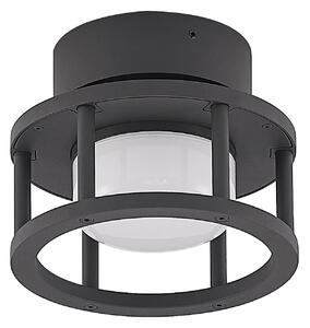 Lampă de Exterior Lucande, Berenike, reglabil, Gri, Balcon, Aluminiu, Modern