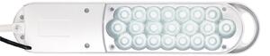 Maul Lampă de masă cu LED MAULatlantic, alb, înălțime 38 cm, bază clemă, Alb, Studiu / Birou, Metal, Modern, Corpuri de iluminat cu clemă / cu fișă