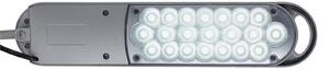Maul Lampă de masă cu LED MAULatlantic, argintie, înălțime 41 cm, suport, Metalic, Studiu / Birou, Metal, Modern