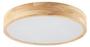 Plafoniere Lindby, Tanju, reglabil, Lemn, Camera de zi, Lemn, Casă de țară / Rustic