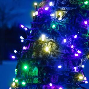 Markslöjd Ghirlandă luminoasă Chrissline Extra cu 50 de LED-uri multicolore, Negru
