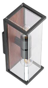 Lampă de Exterior Lucande, Elwin, reglabil, Negru, Metal, Modern