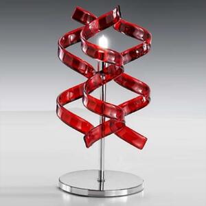 Metallux Lampă de masă Cherry, Roșu, Camera de zi / sufragerie, Metal, Design