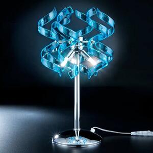 Metallux Lampă de masă Blue, Albastru, Camera de zi / sufragerie, Metal, Design