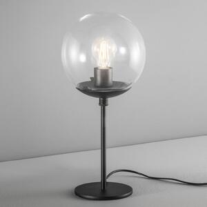 Metallux Lampă de masă Global Ø 20 cm negru, Negru, Camera de zi / sufragerie, Metal