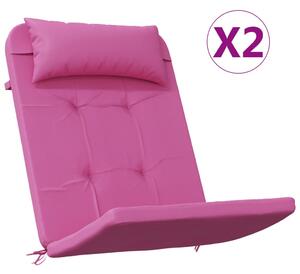 Perne pentru scaun Adirondack, 2 buc., roz, țesătură Oxford