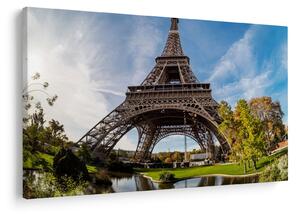 Tablou - Turnul Eiffel colorat (90x60 cm)