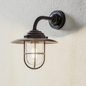 Moretti Luce Aplică exterior Chalet grilaj alamă, brunat, clar, reglabil, Bronz / Alamă Veche, Metal, Casă de țară / Rustic