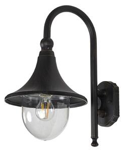 Lămpi de exterior Lindby, Daphne, reglabil, Negru, Balcon, Aluminiu, Antichitate