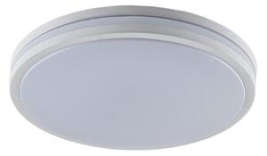 Plafoniere Lindby, Arnim, reglabil, Alb, Baie, Plastic, Modern