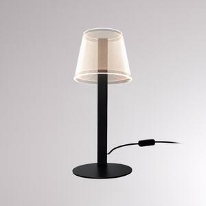 Molto Luce Teo lampă de masă LED cu dimmer, reglabil, Negru, Camera de zi / sufragerie, Metal, Modern