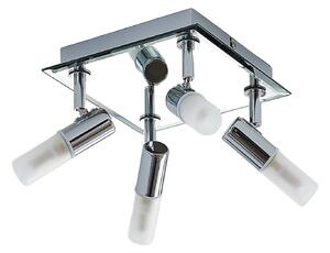 Plafoniere Lindby, Zela, reglabil, Metalic, Baie, Metal, Modern