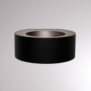 Molto Luce Eyo aplică LED de exterior negru, Negru, Metal, Modern