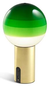 Lampă de masă MARSET, Dipping Light, reglabil, Verde, Camera de zi, Sticlă, Design