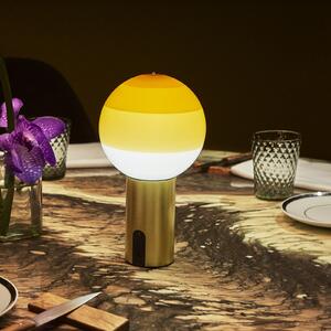 Lampă de masă MARSET, Dipping Light, reglabil, Bej, Camera de zi, Sticlă, Design