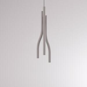 Molto Luce Algae M lampă suspendată LED 2.700 K cretă, Bej, Camera de zi / sufragerie, Metal, Modern