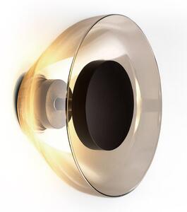Lampă de perete MARSET, Aura, reglabil, Gri, Camera de zi, Sticlă, Design