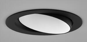 Molto Luce Dark Night spot încastr 2700K negru/alb, Negru, Camera de zi / sufragerie, Metal, Modern, Corpuri de iluminat încastrate rotunde