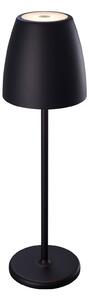 MEGATRON Tavola LED lampă de masă reîncărcabilă, negru, reglabil, Negru, Metal, Modern