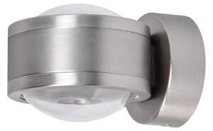 MEGATRON Due Punto Aplică de perete cu LED, titan, reglabil, Gri, Baie, Metal, Modern