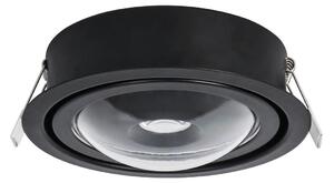 MEGATRON Megatron Solo Intro Lampă LED încastrabilă, negru mat, reglabil, Negru, Hol, Metal, Modern, Plafon încastrat