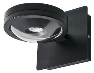 MEGATRON Aplică de perete Solo Punto LED, negru mat, reglabil, Negru, Baie, Metal, Modern