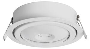 MEGATRON Megatron Solo Intro Lampă LED încastrabilă, alb mat, reglabil, Alb, Hol, Metal, Modern, Plafon încastrat