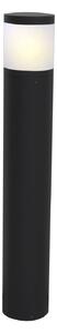 MEGATRON Megatron Polla lampă de trotuar, h=90 cm, antracit, reglabil, Negru, Metal