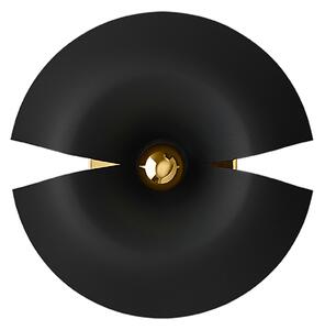 Lampă de perete AYTM, Cycnus, reglabil, Negru, Camera de zi, Aluminiu, Design