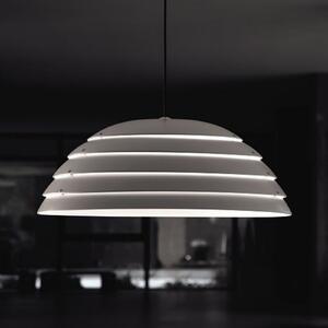 Martinelli Luce Cupolone - Lampă suspendată de design, reglabil, Alb, Camera de zi / sufragerie, Metal, Modern