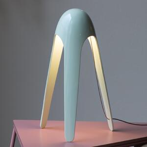 Martinelli Luce Cyborg lampă masă LED, albastru, Albastru, Camera de zi / sufragerie, Metal, Design