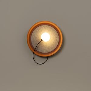 Milan Iluminación Aplică de sârmă Ø 38 cm cupru metalic, reglabil, Cupru, Camera de zi / sufragerie, Metal, Design