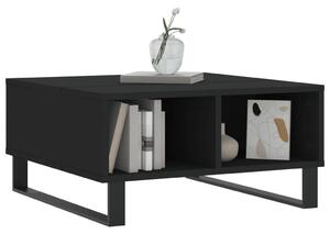Masă de cafea, negru, 60x60x30 cm, lemn compozit