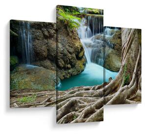 Tablou - Râu cu cascade (90x60 cm)