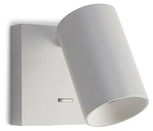 Lampă de perete ANTIDARK, Alb, dormitor, Aluminiu