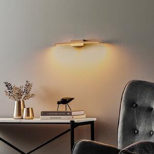 Quitani Lampă de perete cu LED Tolu, nichel, 45 cm, reglabil, Gri, Camera de zi / sufragerie, Metal, Modern