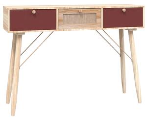 Masă consolă cu sertare, 105x30x75 cm, lemn prelucrat